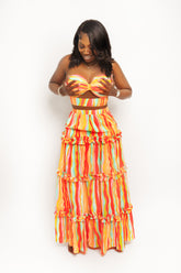 Jazzy skirt set